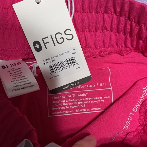 Figs Women’s Scrubs (Shocking Pink- HTP) - Picture 7 of 7